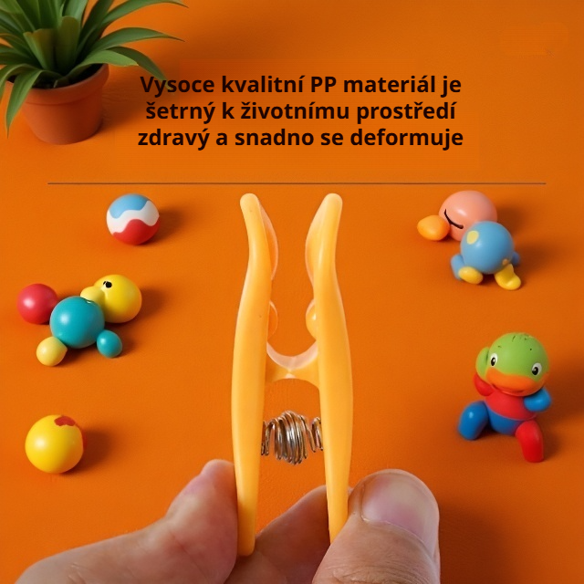 Klipy na potraviny při uzavírání snacků