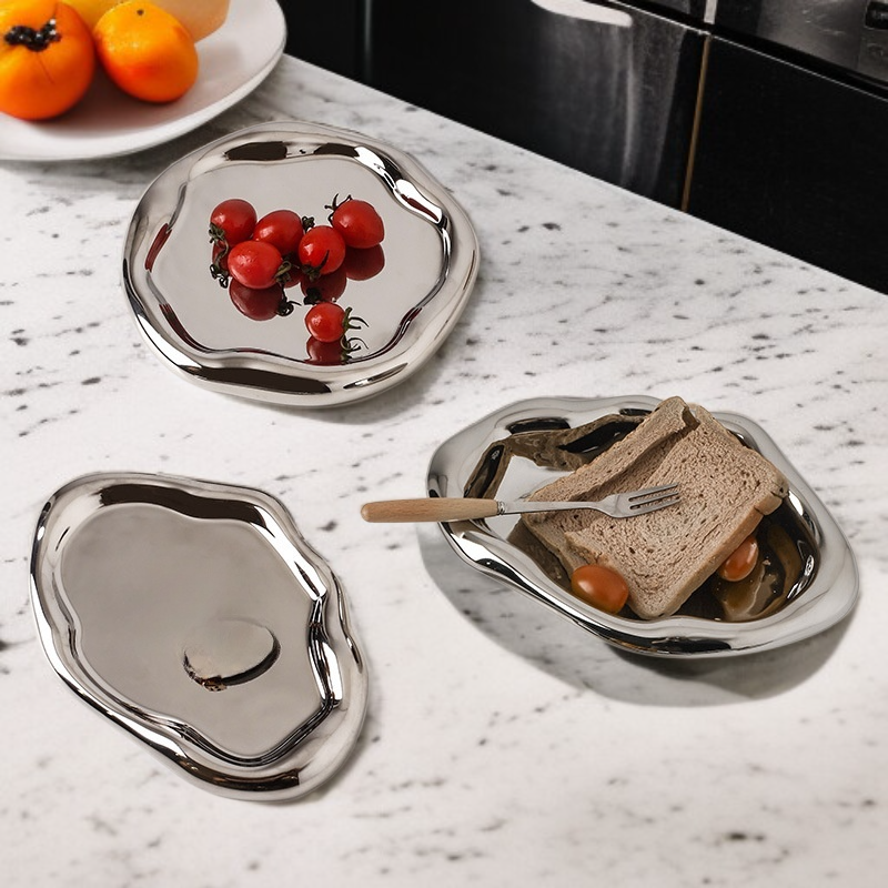 Luxury Ceramic Snack Plate