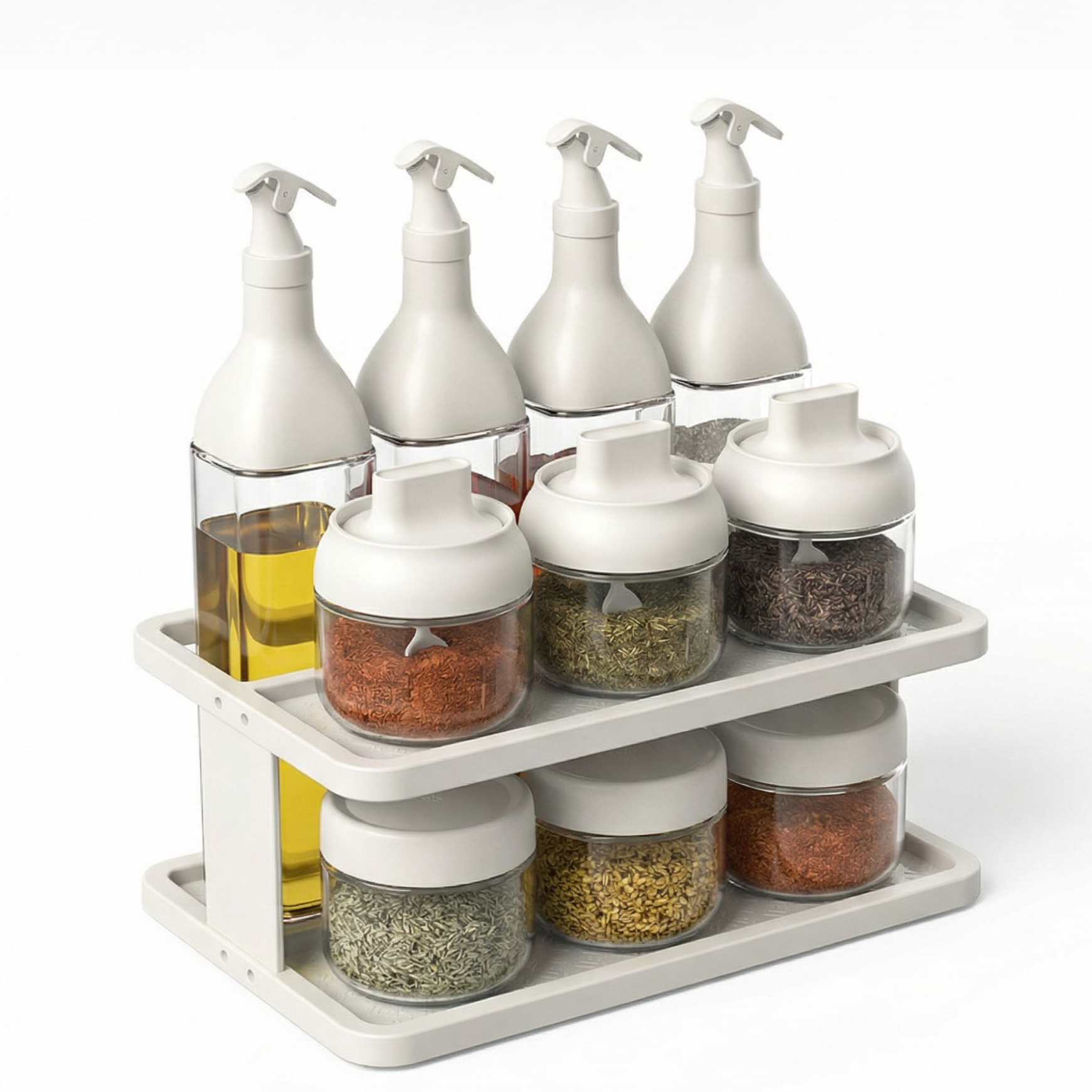 Zestaw 11 pojemników na przyprawy