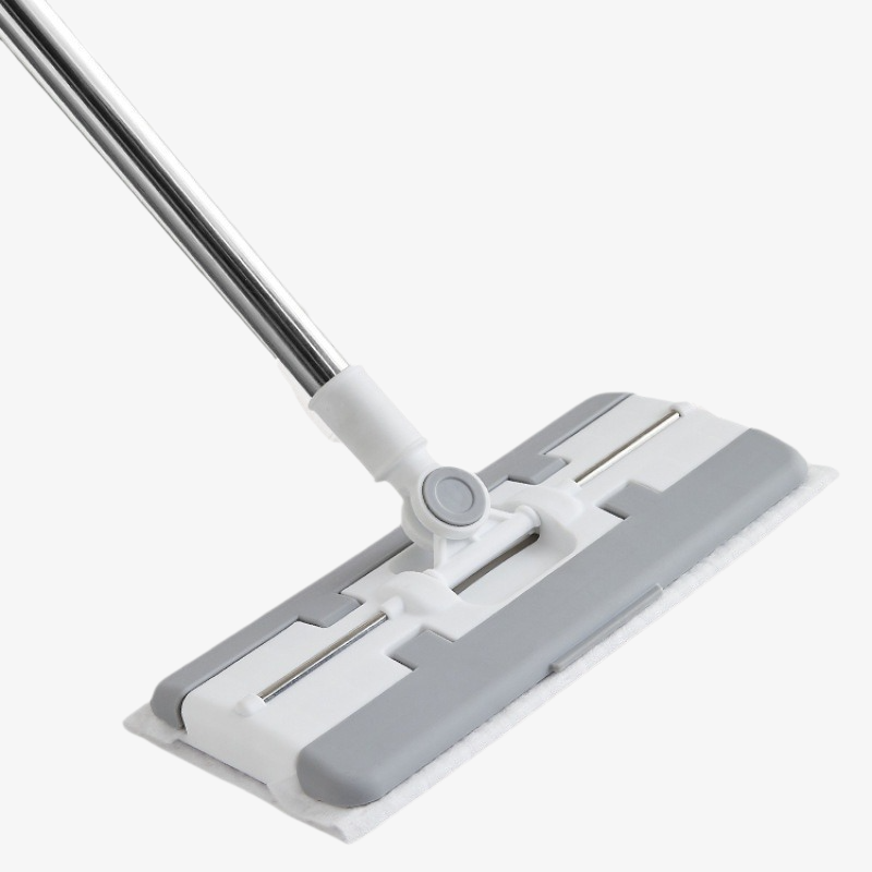 交換可能なハンドフリーモップ ウェット ドライ静電気除塵モップ レイジーモップ ホームクリーニング 交換可能な使い捨てモップ