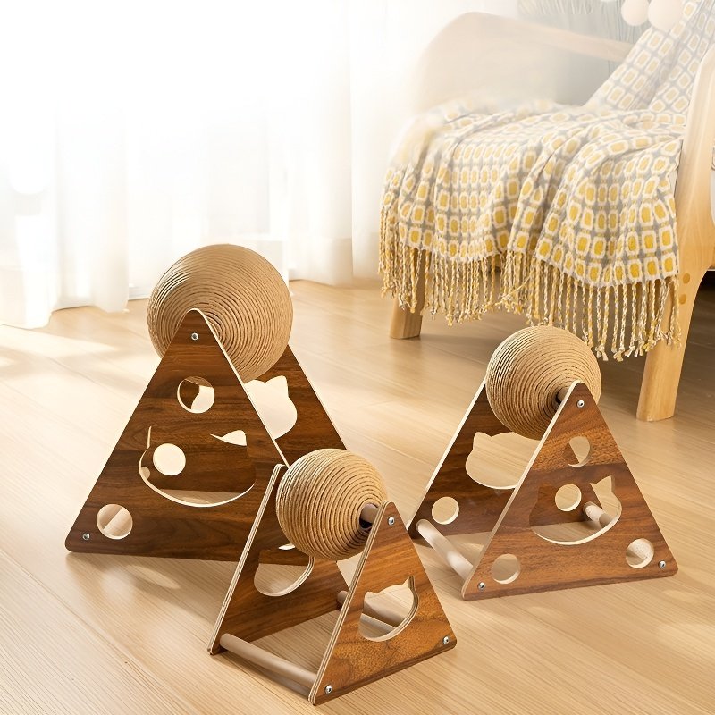 Griffoir vertical anti-chute pour chat