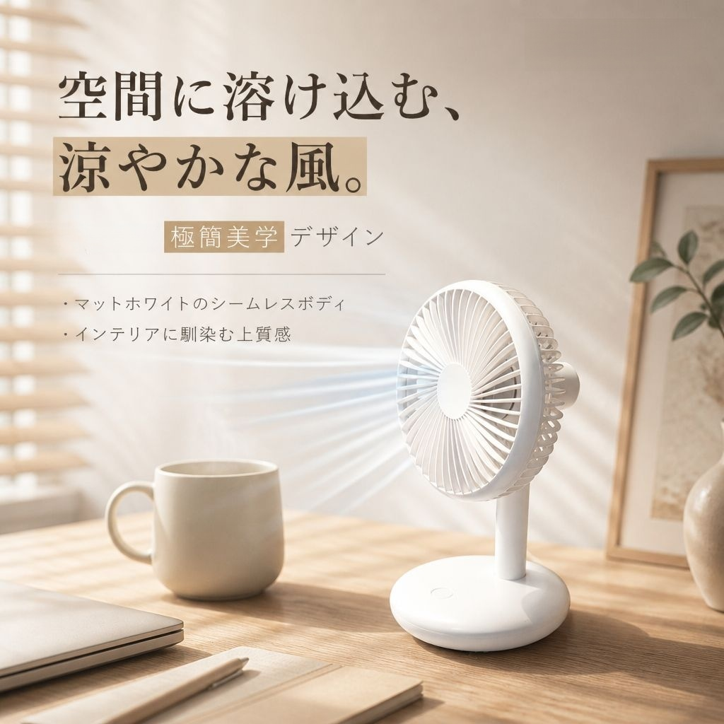 デスクトップUSBミニファン