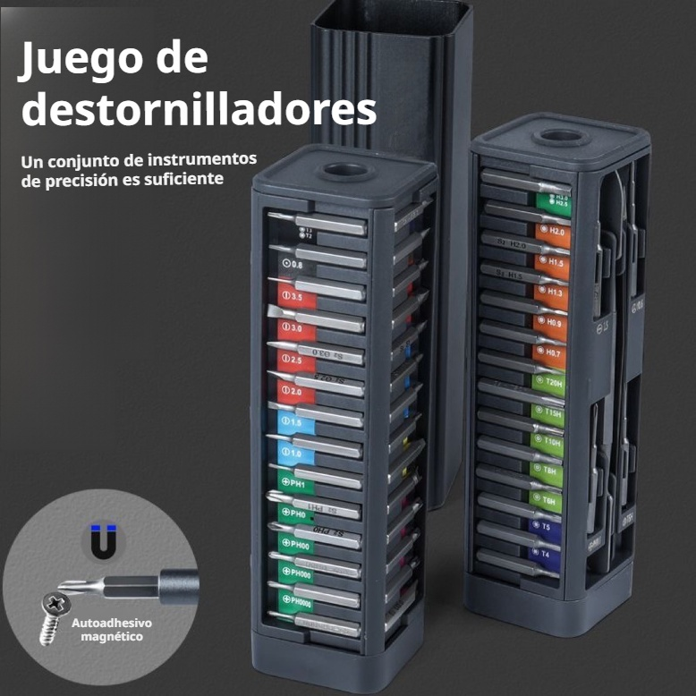 Kit de destornilladores portátil y práctico