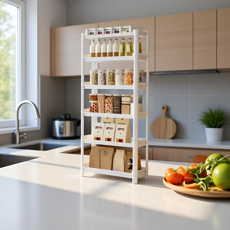 Estante de almacenamiento compacto para espacios pequeños