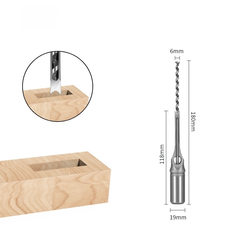 ชุดดอกสว่านเจาะรูสี่เหลี่ยมสำหรับงานไม้
