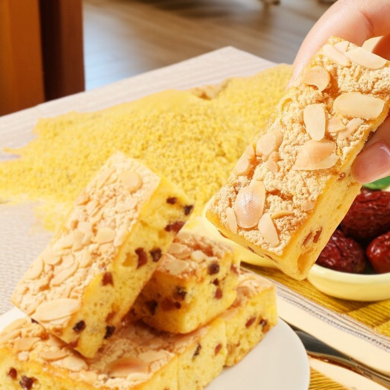 Millet-Yams-Apfelkuchen