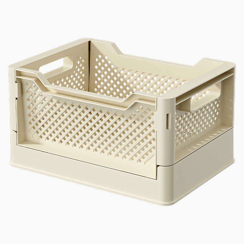 플라스틱 풀리 수납 바구니 다용도 테이블 정리 수납함 접이식 수납함 잡동사니 수납 바구니