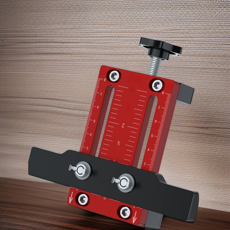 正確なキャビネットドア取り付けロケーター アルミニウム合金キャビネットドアハンドルロケーター パンチマシン取り付け工具