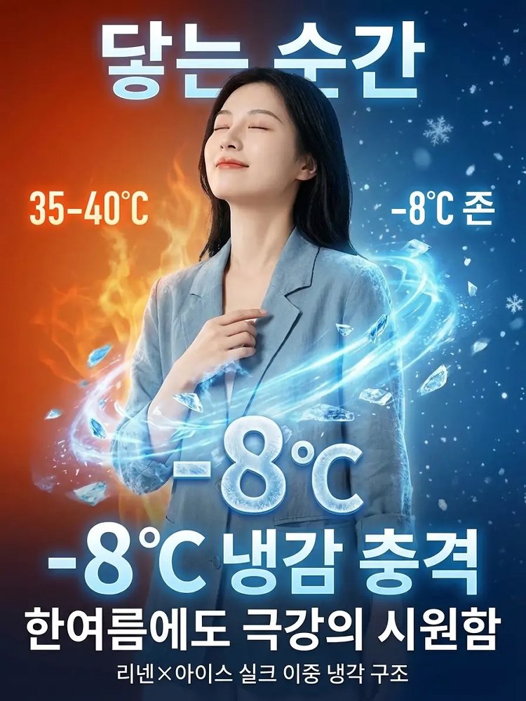봄/여름용 긴팔 린넨 정장