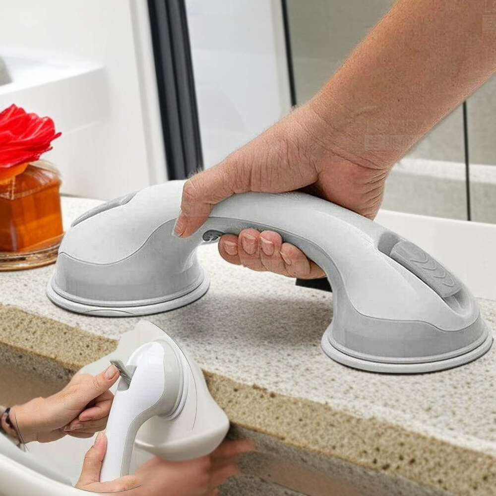 ที่จับกันลื่นช่วยพยุงในห้องน้ำ ไม่ต้องเจาะผนัง ติดตั้งง่าย ปลอดภัย