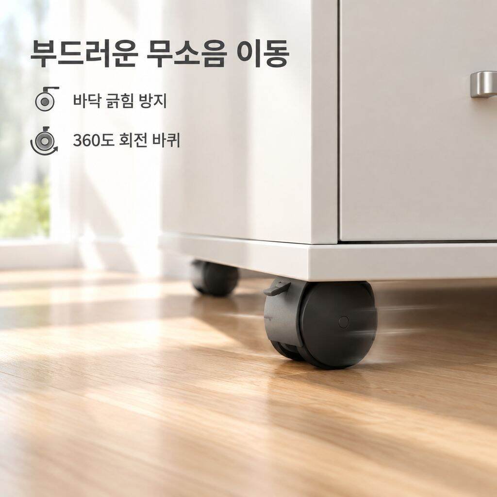 사무실 책상 아래 서랍 파일 캐비닛 수납 캐비닛 원목 낮은 캐비닛