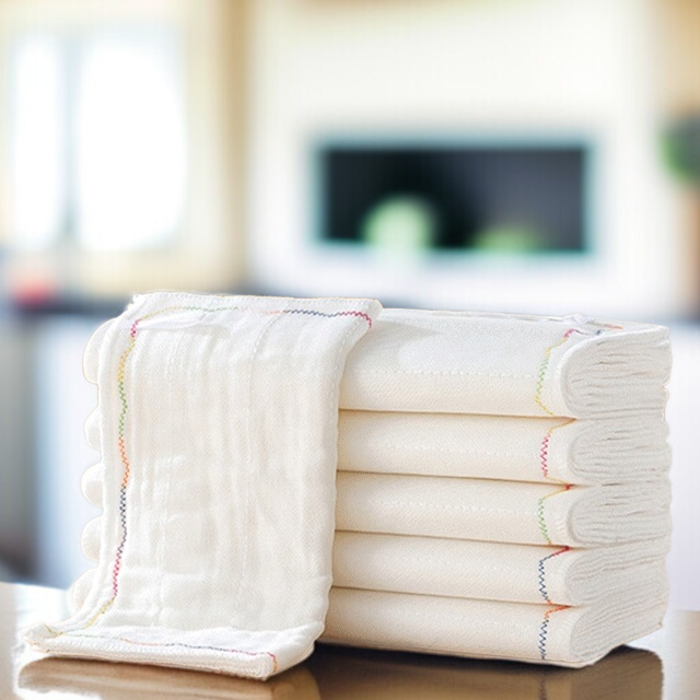 다용도 매직행주 다용도 클렌징 수건 두껍고 두꺼운 행주 테이블 기름 묻히지 않는 행주 레인보우 수건 세척이 용이한 순면 거즈 행주