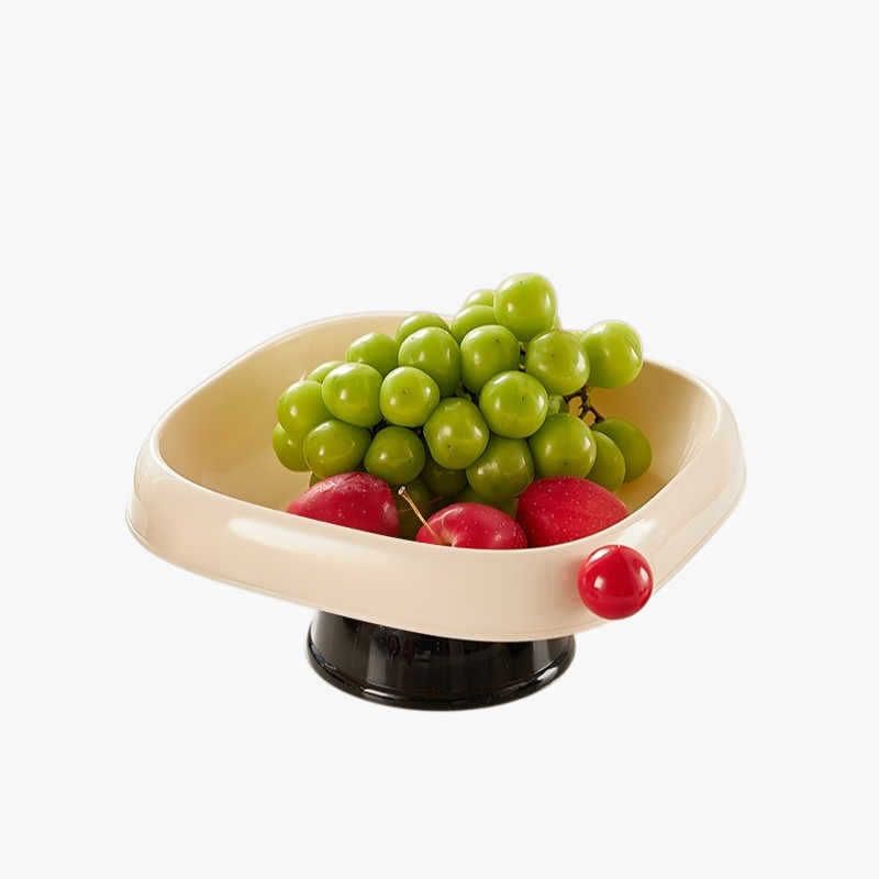 비주얼 라이트 럭셔리 거실 장식 과일 접시 하이 발 대용량 과일 접시 크림 캔디 간식 용기