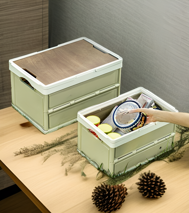 차량 트렁크에 사용된 접이식 보관함