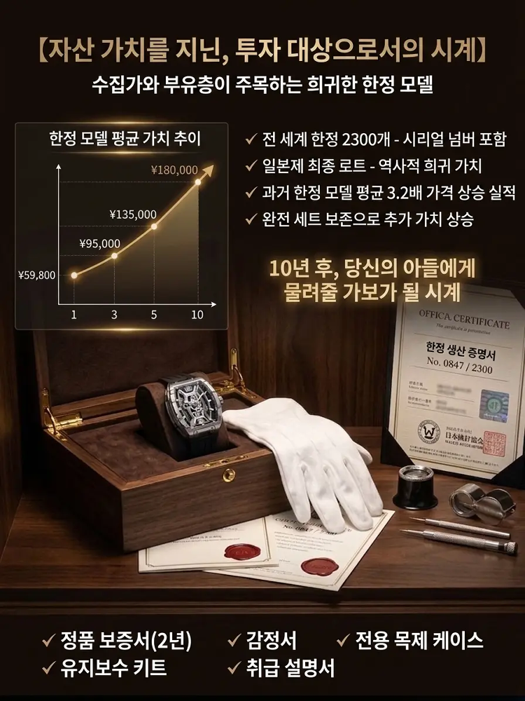 투르비용 배럴 시계