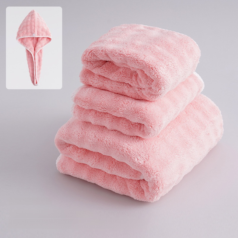 Thickened Bubble Fleece Absorbent Towel