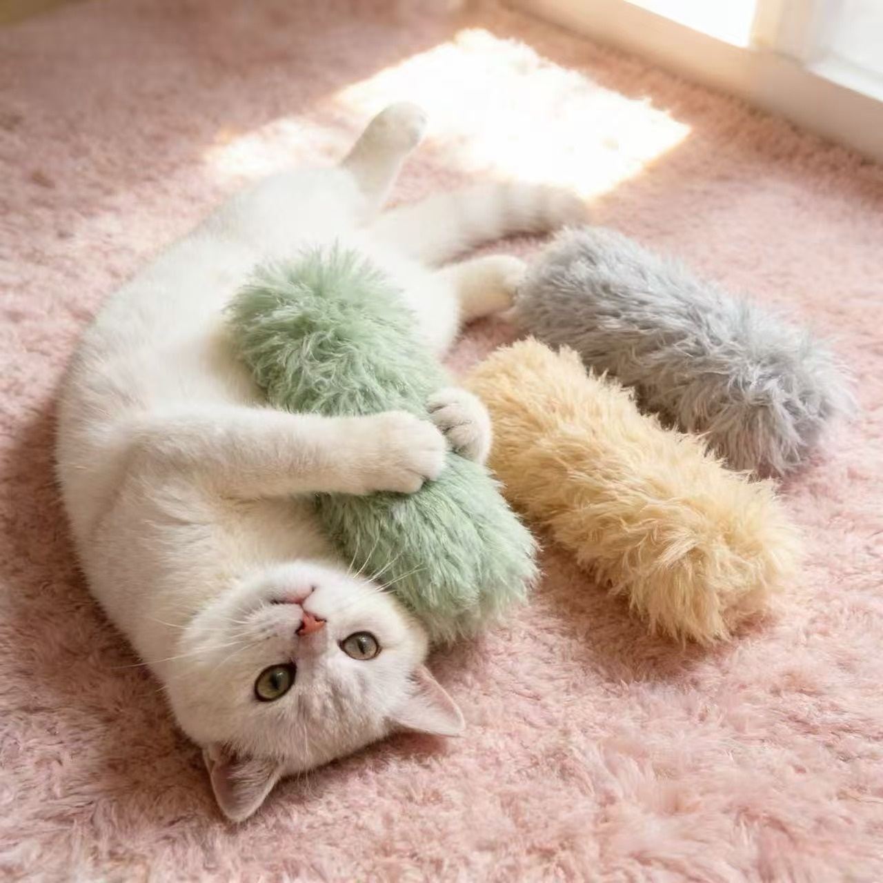 고양이 장난감 플러시 쿠션