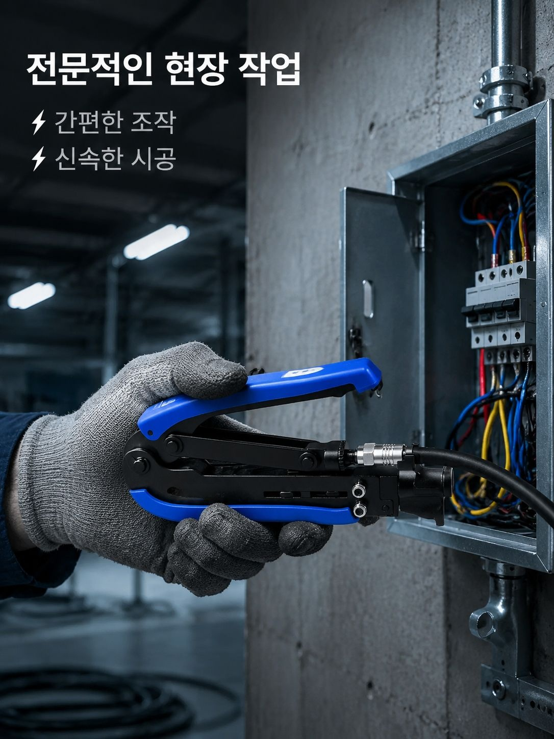 JMY-동축케이블 압출니퍼 콤비네이션