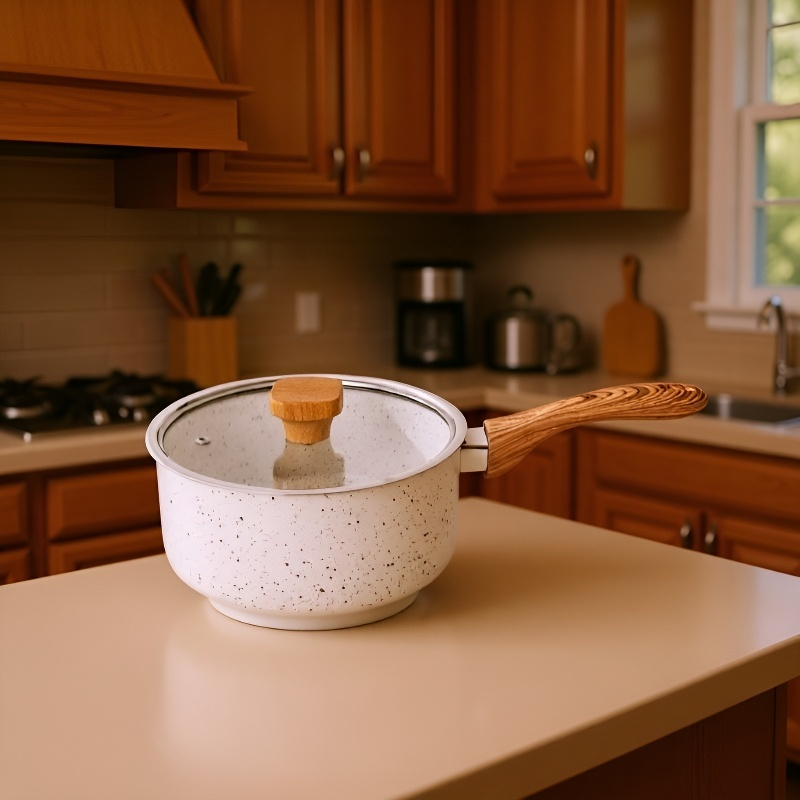 Sartén antiadherente de estilo japonés elaborada con piedra maifan.