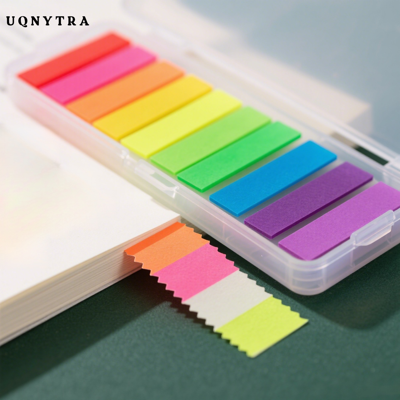 다양한 색상의 인덱스 스티커 세트 이미지