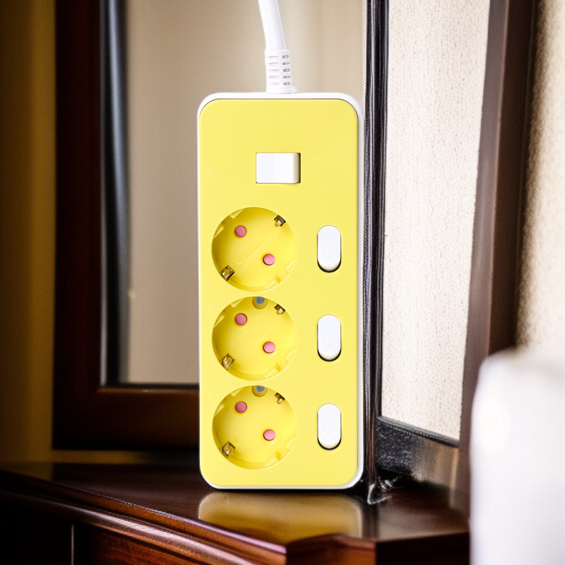 독립형 에너지 절약형 과부하 보호 멀티 소켓