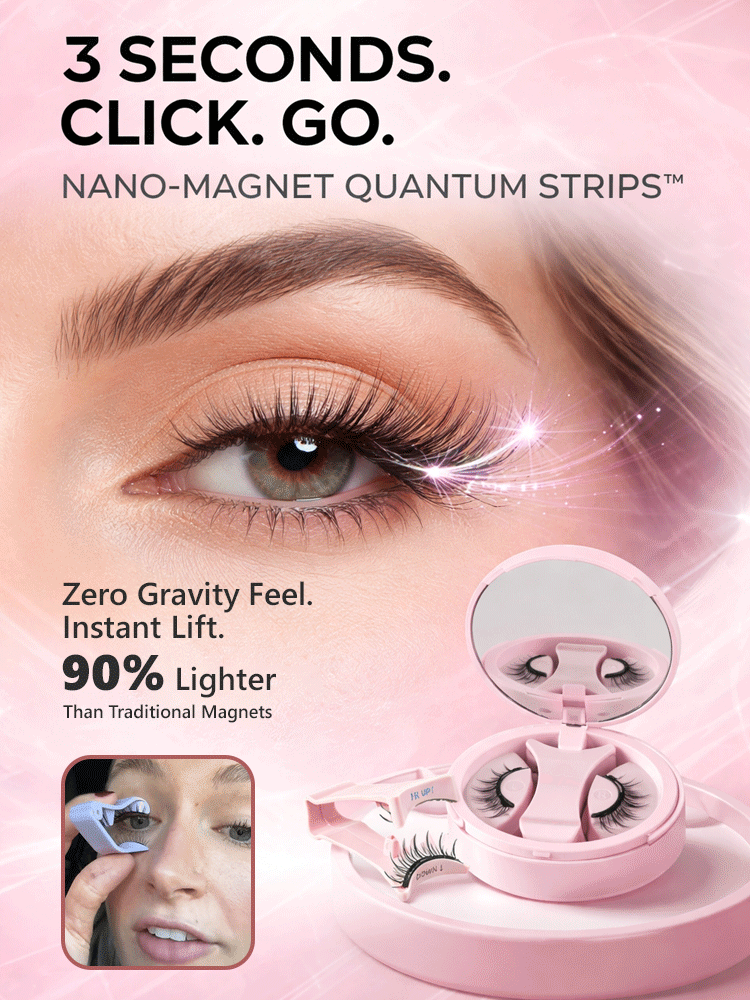 [No glue, no removal hassle; achieve perfect lashes in 3 seconds] Magnetic False Eyelashes