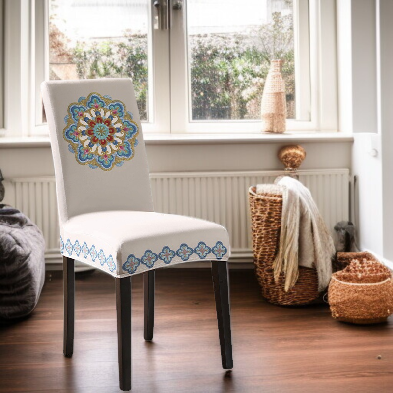 High space utilization dining chair cover Dining chair table cover Four seasons artistic flavor serv