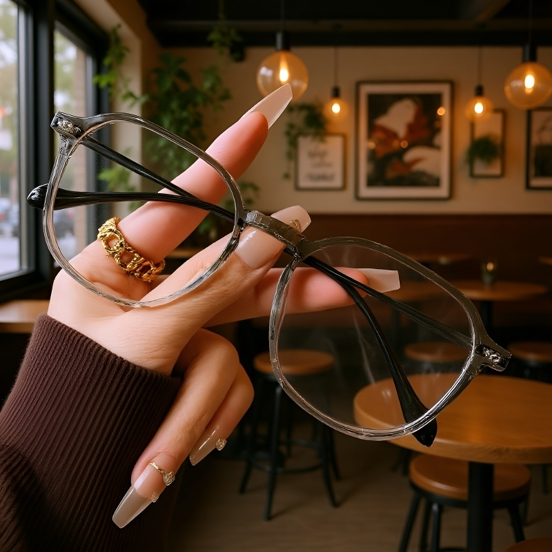 Ultraleichte TR-Brille mit großem Rahmen