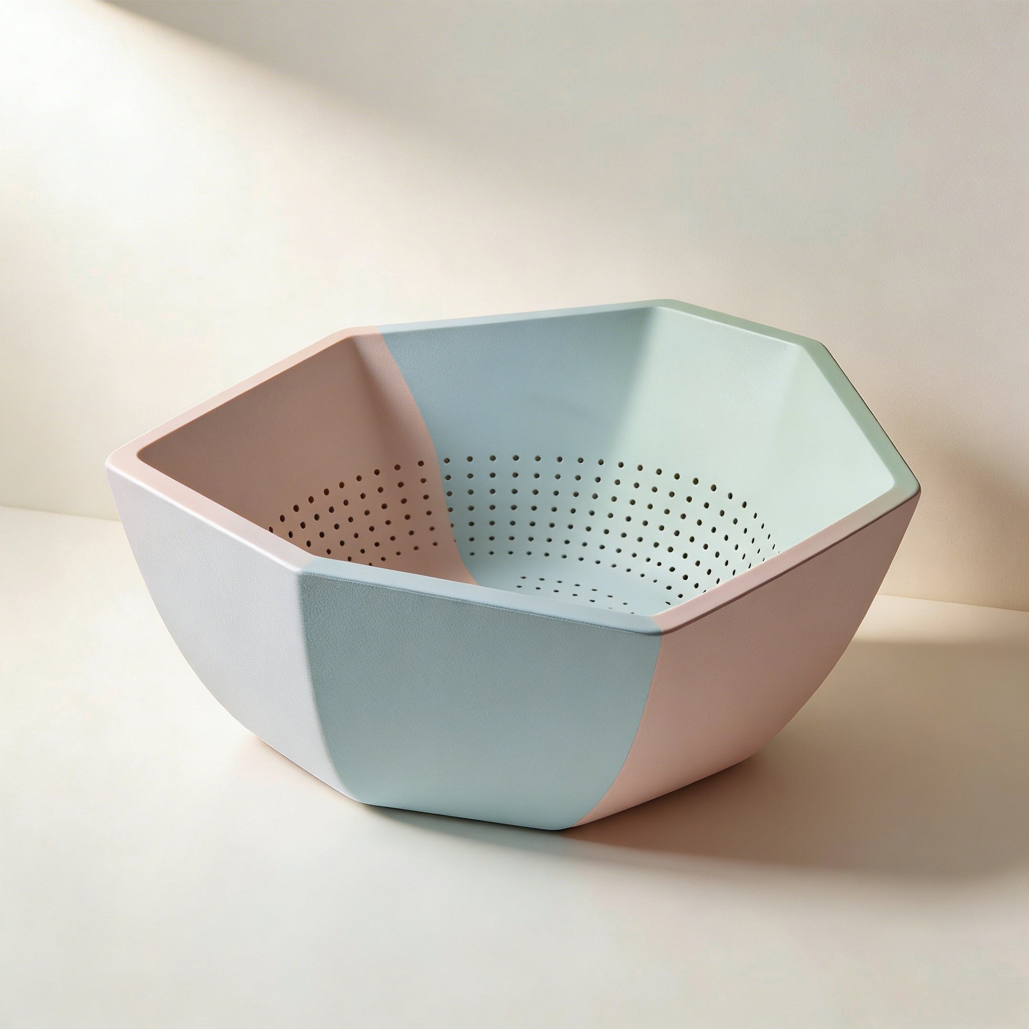 주방에서 사용되는 불규칙 배수 바구니