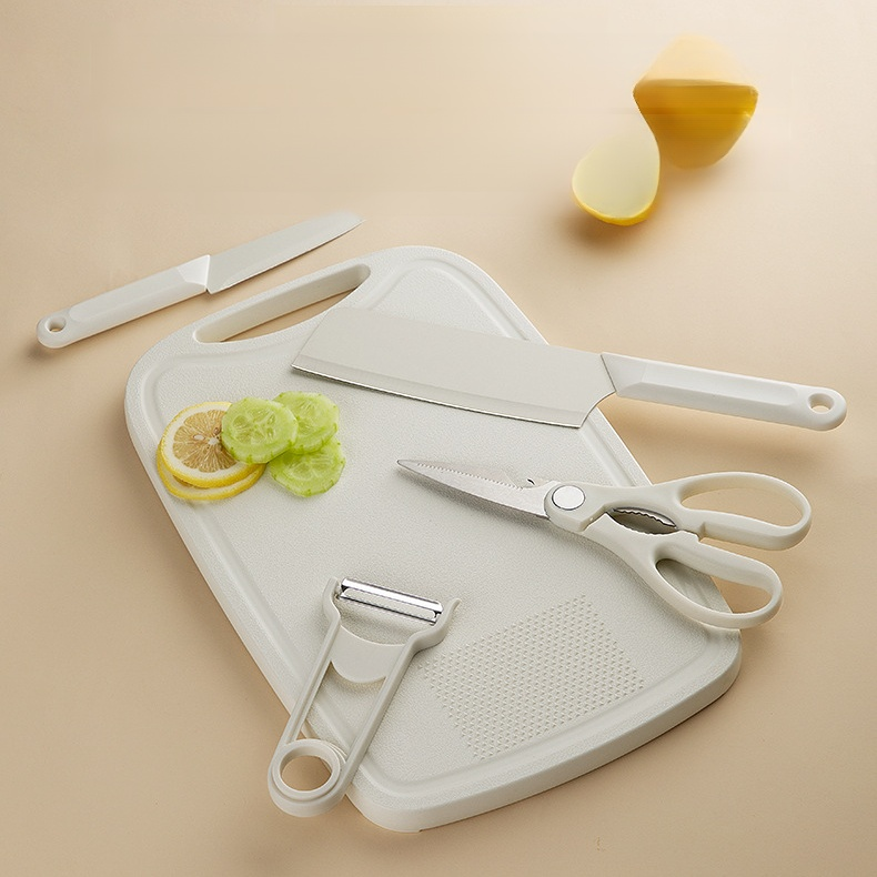 多功能砧板收納刀具五件套裝