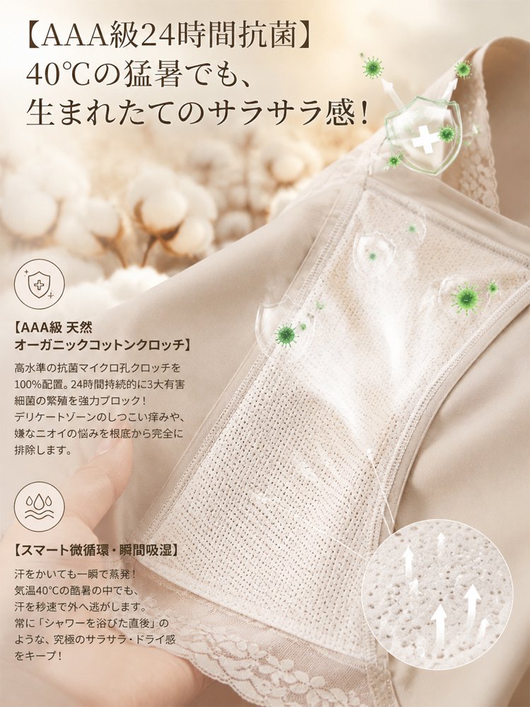 抗菌加工美ボディシェイプガードル