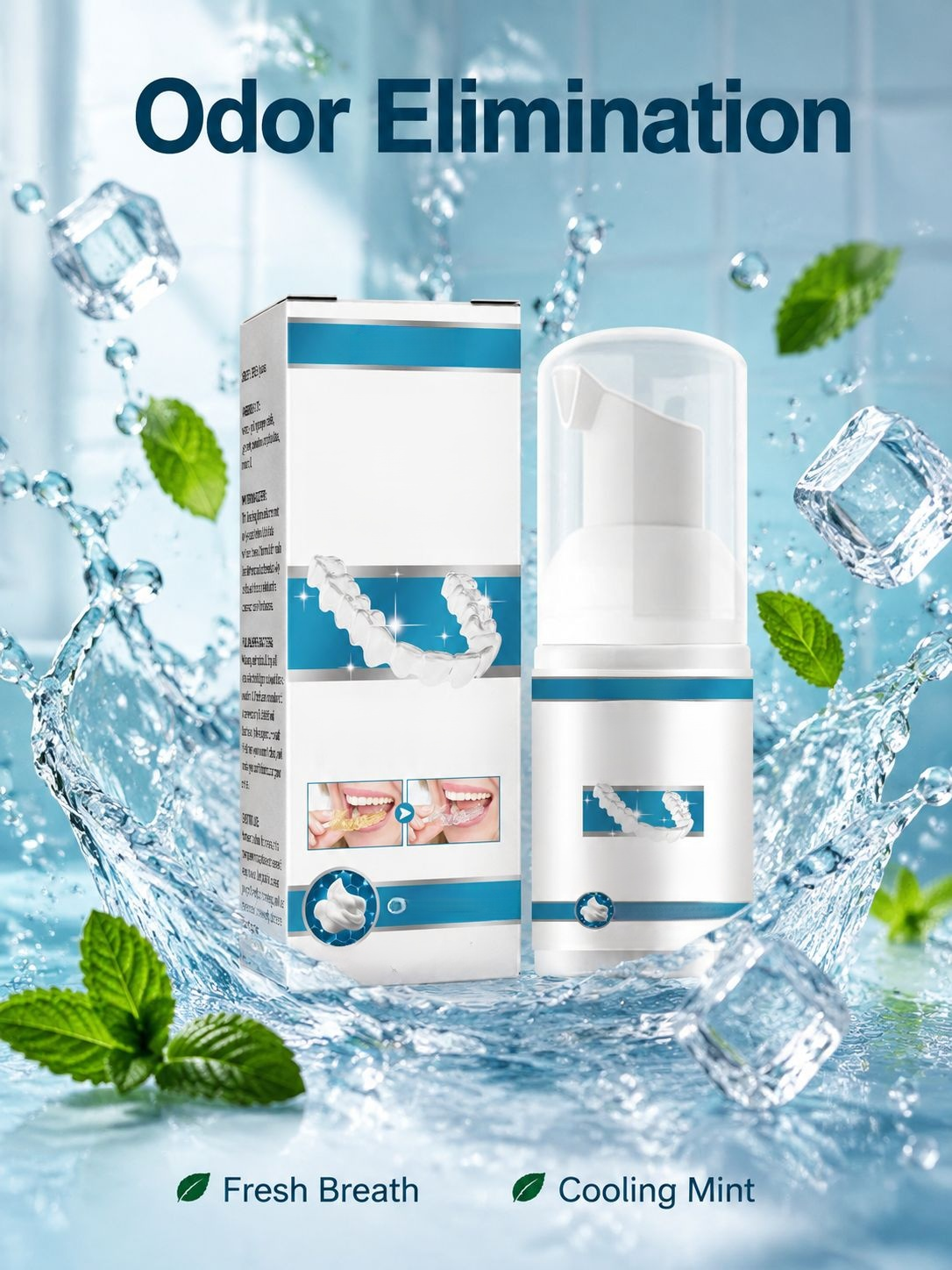 Oral Care Denture Cleaning Tablets Stain Remover