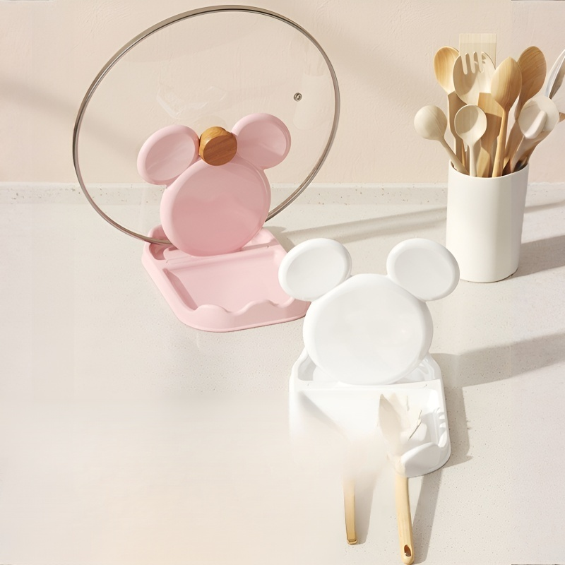 卡通抗菌防霉鍋蓋收納架