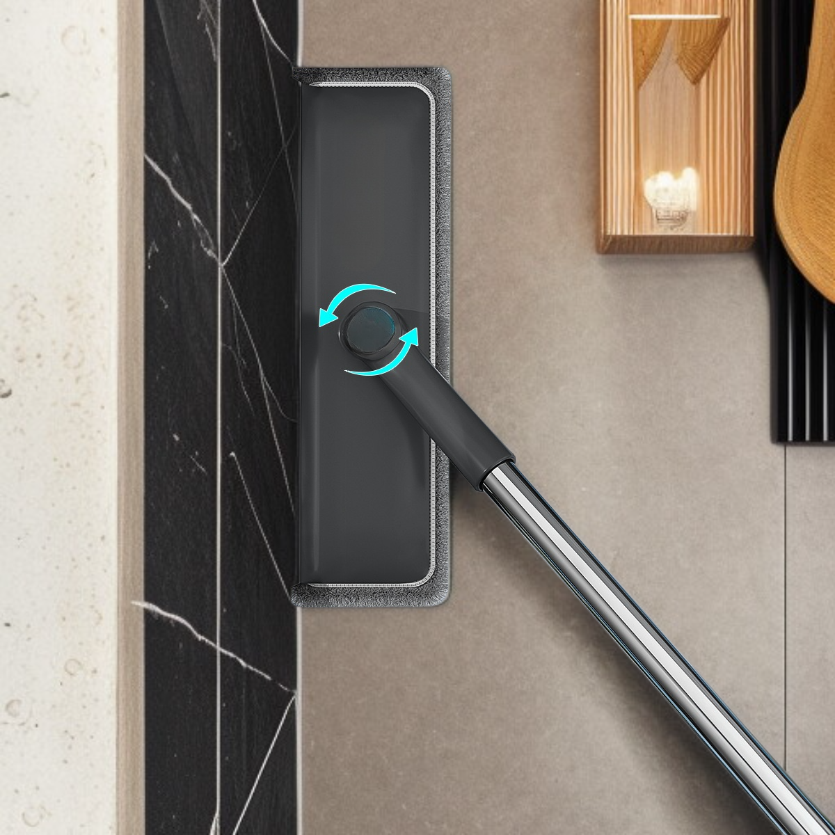 家庭用伸縮性窓拭き便利グッズ