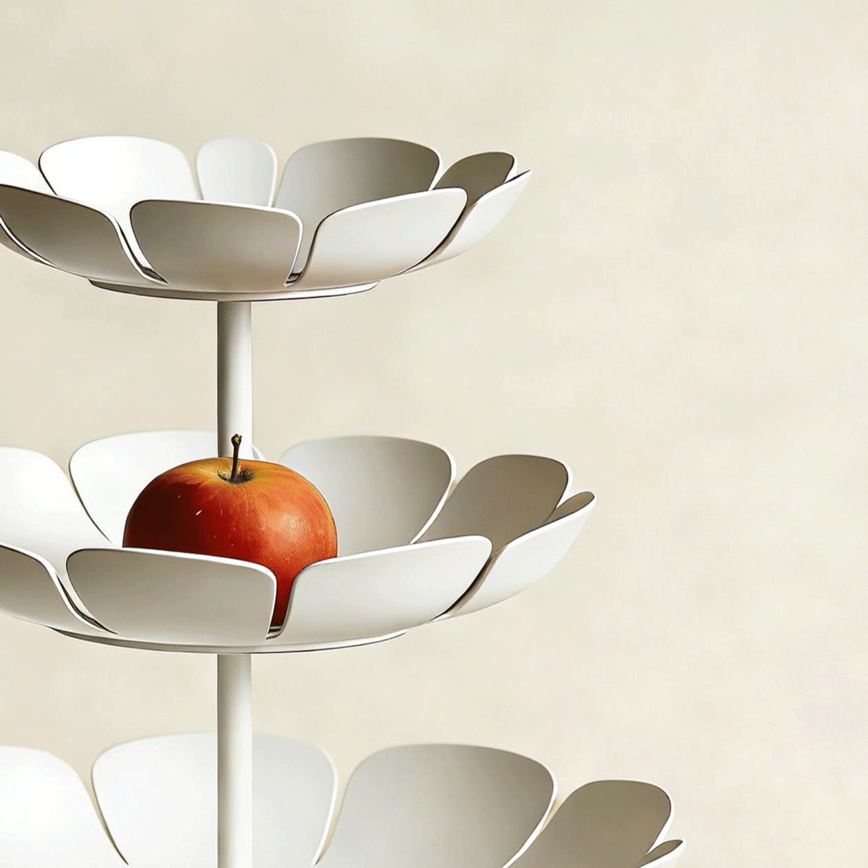  Bandeja de frutas estilo simple (paquete de 5) 