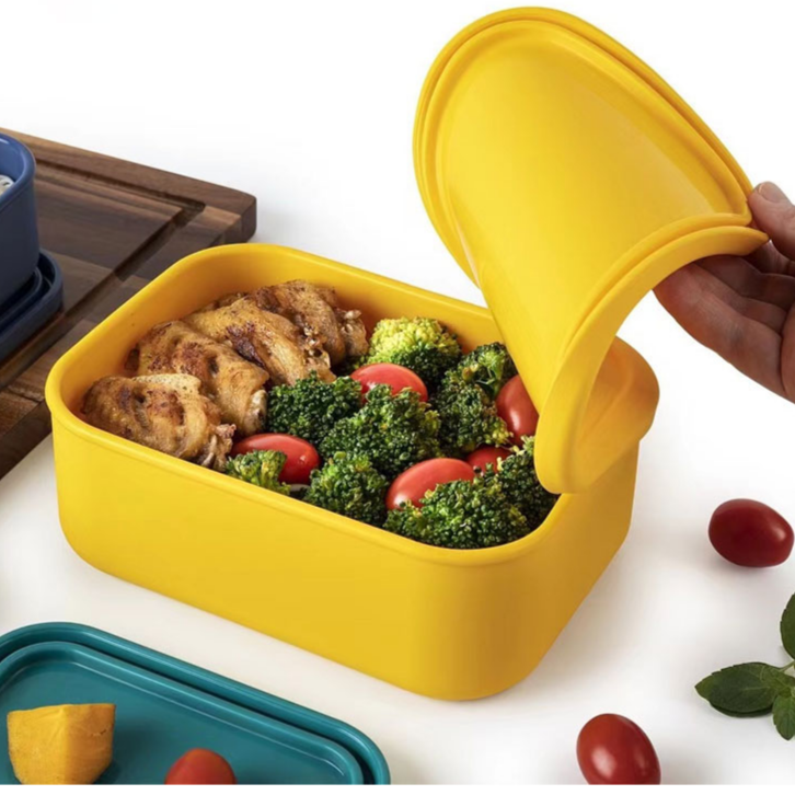 Japanese Bento Box Silicone Airtight Food Container