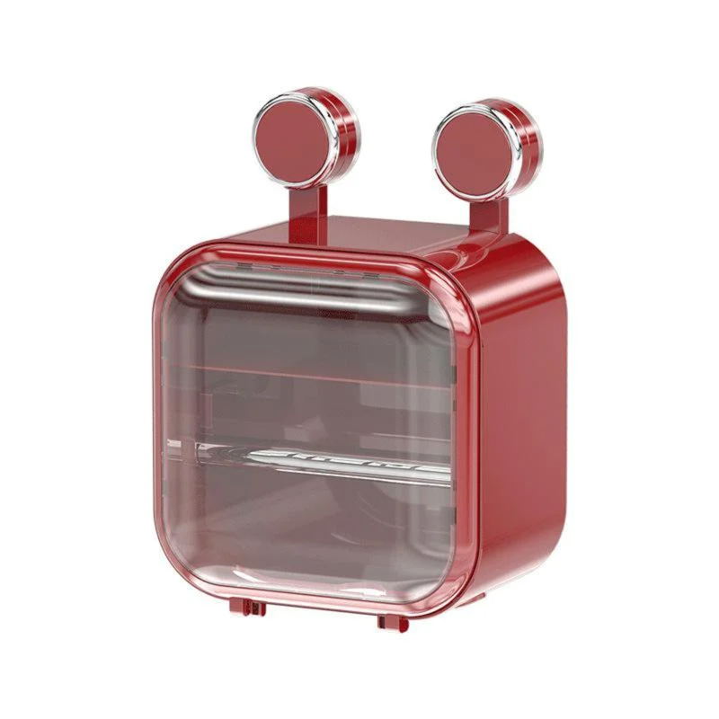 Suction Cup Waterproof Wall-mounted Tissue Box