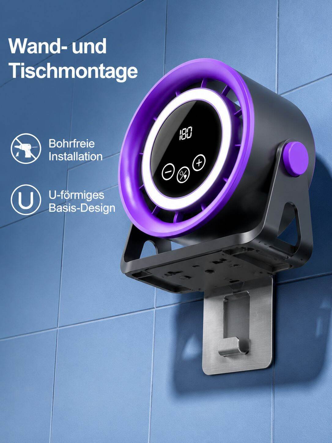 Starker und leiser Ventilator für das Büro
