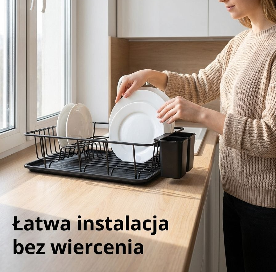 Praktyczny stojak na pałeczki i naczynia