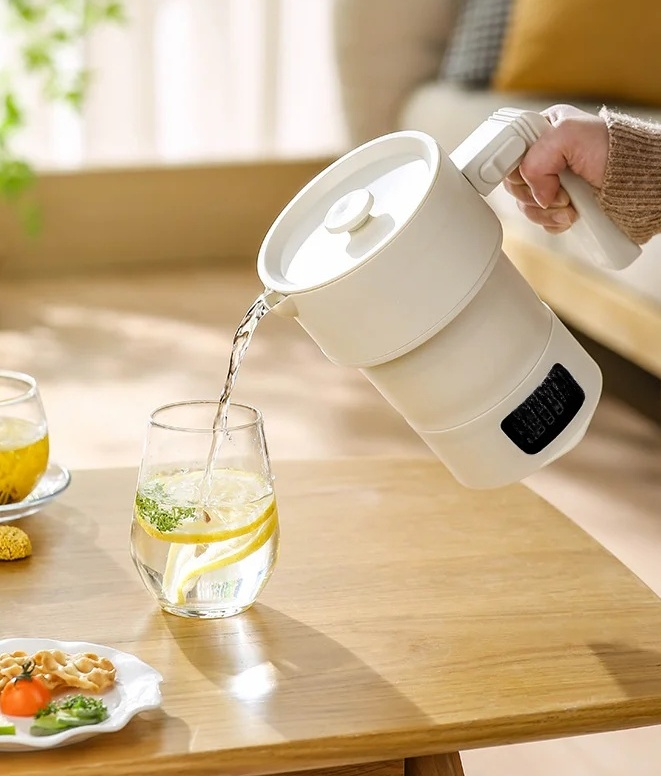 安全なステンレス素材の電気ケトル詳細写真