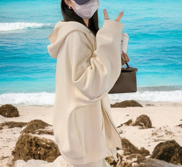 秋冬ファッション向けパーカー