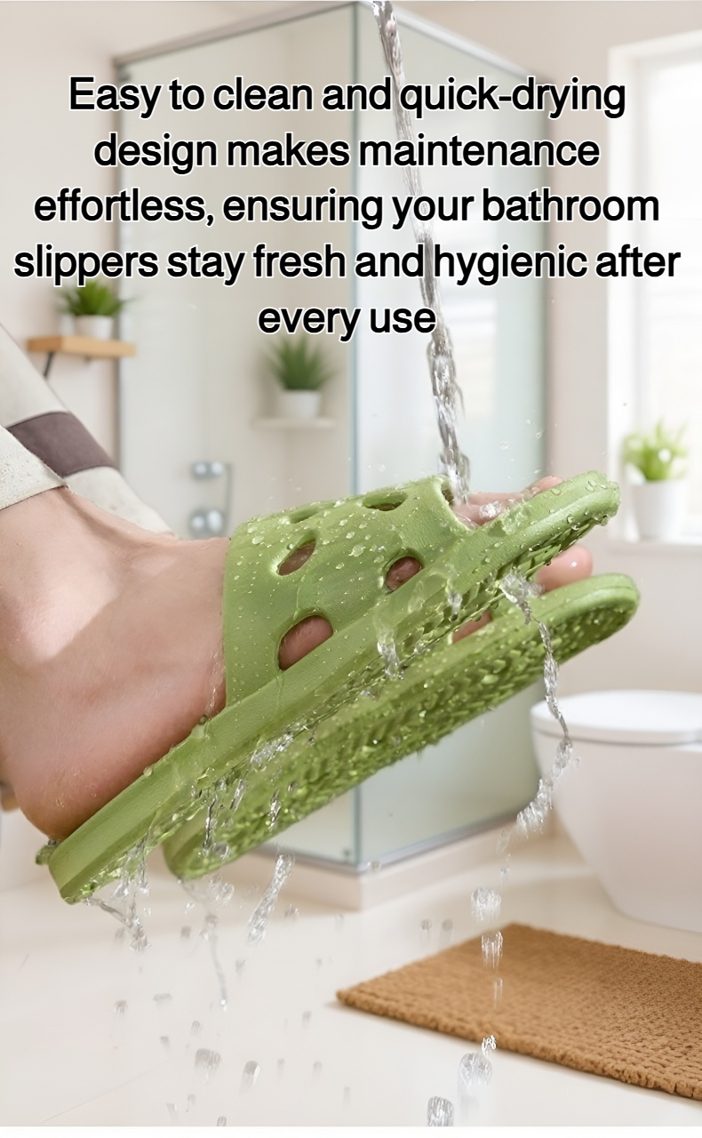 Lightweight anti-skid bathroom pantoffeln in modern design