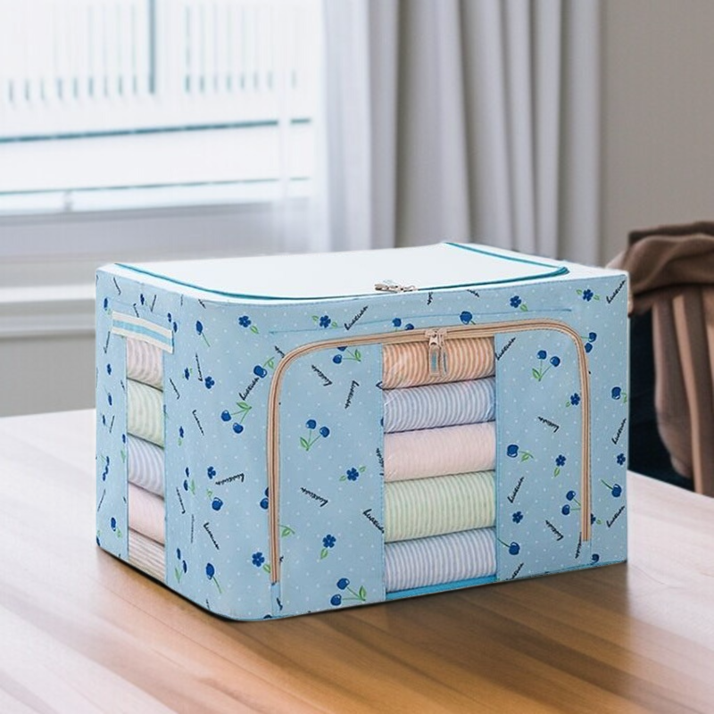 가정용 수납함 접이식 백납장 의류 정리함 이불 수납함 가정용 옷장 수납