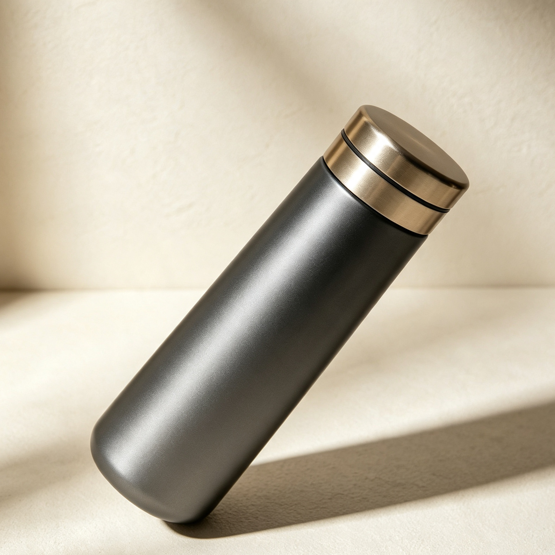 Metal-lid thermos
