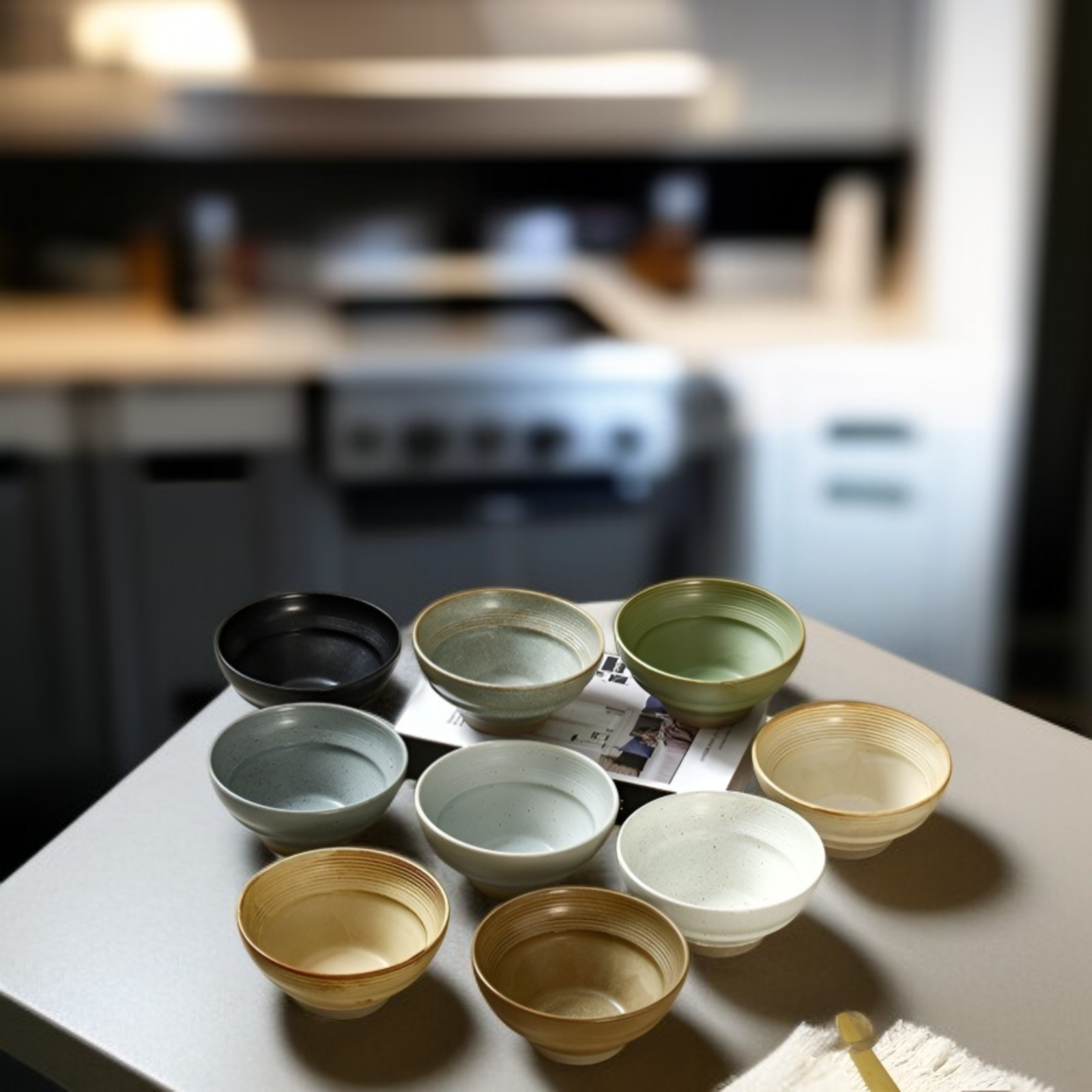 Creative Commercial Ceramic Soup Bowl, Snack Tableware