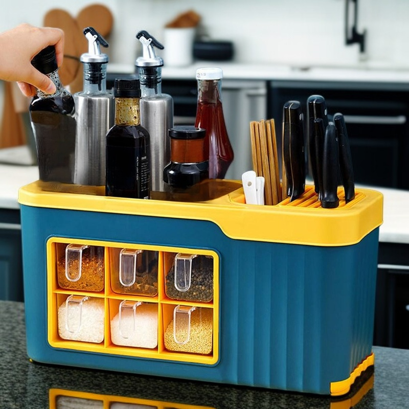 독일 주방 조미료 분리 수납함 칼 포크 수저 정리대