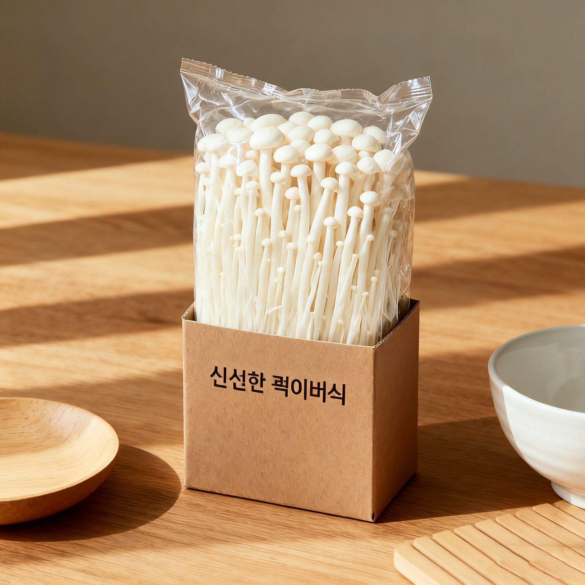 신선한 맛 팽이버섯