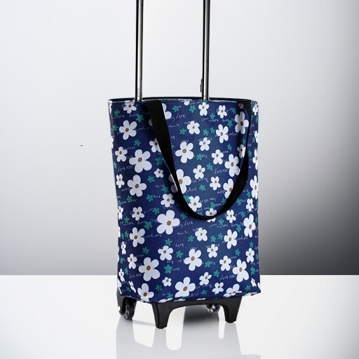 Grenzüberschreitender Einkaufswagen mit Rädern