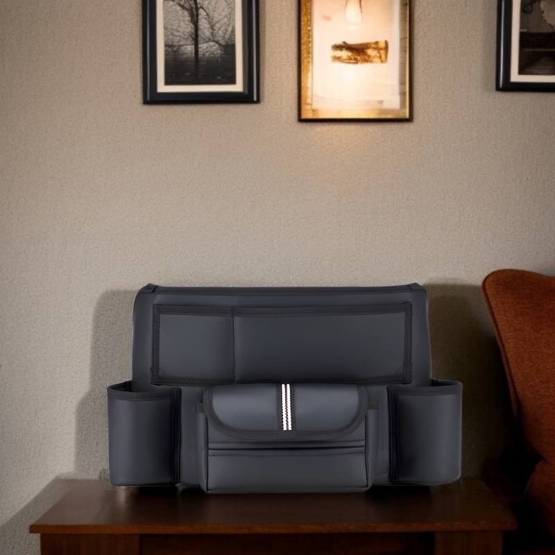 多機能車用シート間収納バッグ・車載アームレストティッシュボックス・車内ドリンクホルダー