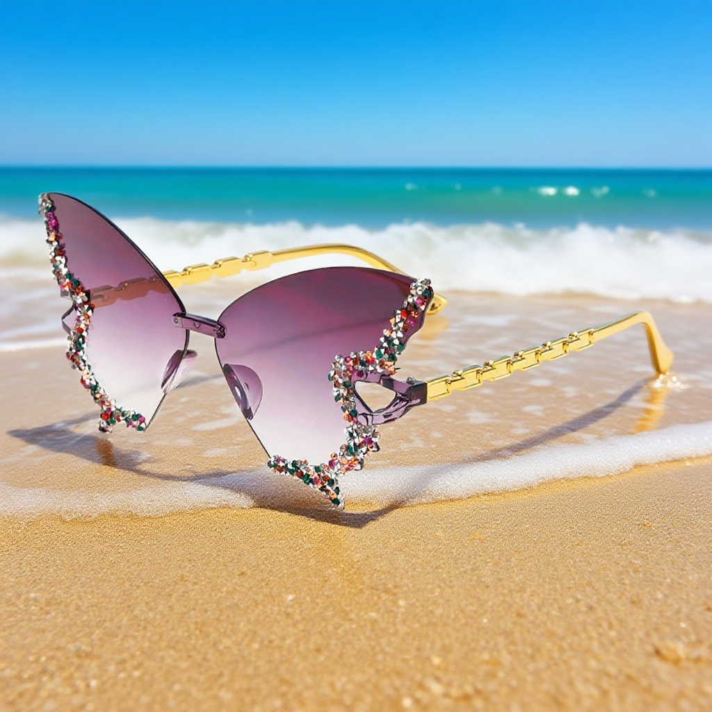 Gafas tendencia verano mujer diseño mariposa